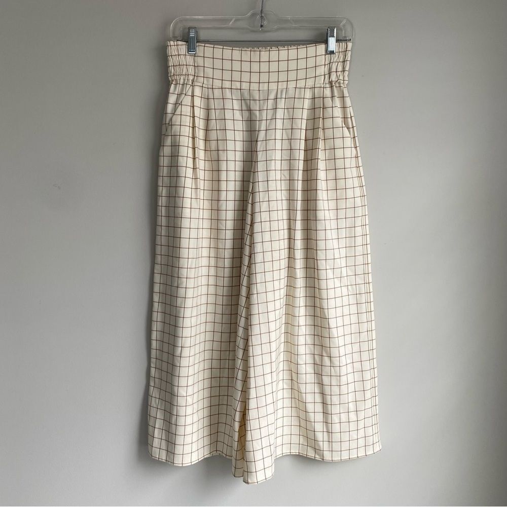Sunday Best Sullivan Wide Leg Crop Culottes Pants - Picture 1 of 5